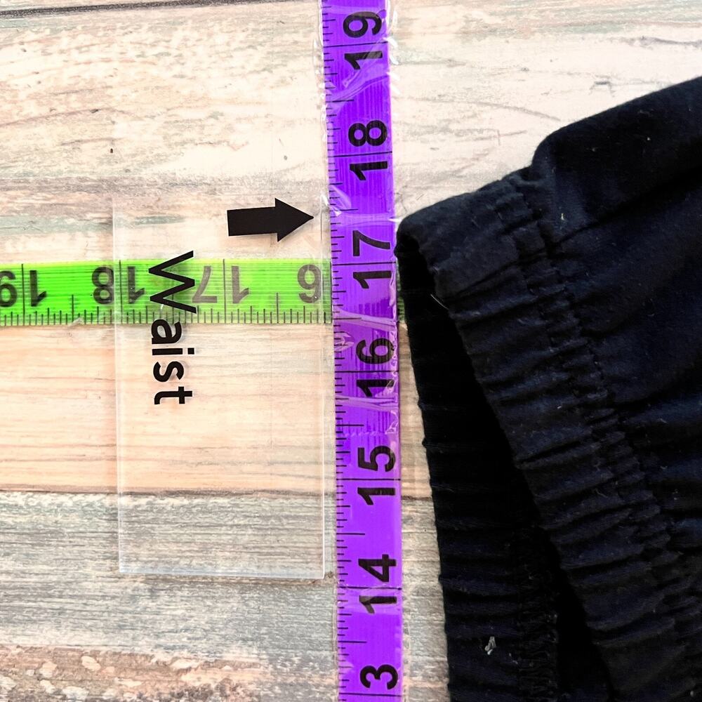 Avenue Womens Black Elastic Waist Pull On Leggings Petites Sz 18/20 Classic - Picture 6 of 9
